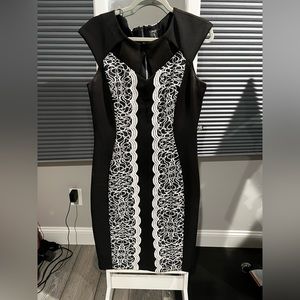Beautiful black and white formal dress. Worn a few times.